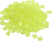 uxcell 200pcs Glow Rocks 13-17mm Glow Pebbles Decoration in The Dark Luminous Stones Decor DIY Decorative Yellow for Garden, Potted Plant, Fish Tank