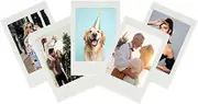 uxcell 2x3 Fridge Magnetic Frame, 5Pcs Mini Picture Frames Photo Frame Instant Film Small Picture Holder for Fujifilm Refrigerator, White