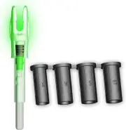 6PCS Lighted Nocks for Arrows .165 .204 .233 .244 .246 ID with X, H, S, GT Bushi