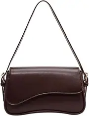 [Tellrain] Women’s Shoulder Bag Handbags Retro Evening Vegan Leather Underarm Bag Shoulder Tote Bags 2024