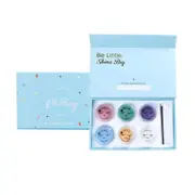 9pc Oh Flossy Kids/Family Cosmetic Colour Face Paint/Primer/Brushes Set 3y+