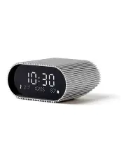 [Lexon] Ray Lcd Alarm Clock with Temperature Humidity Display in Gunmetal