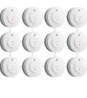 12 Pack X-Sense SD19-W Wireless Interconnected Smoke Detector Fire Alarms
