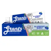 Grants Kids Natural Blueberry Burst with Low Fluoride Toothpaste 75g-Au