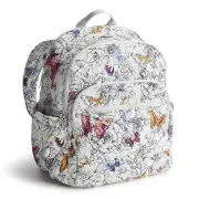 Vera Bradley Women's Premium Cotton Bancroft Backpack Wing + Bloom One Size
