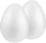 Gogogmee Party Decorations Set 2pcs Creative Simulation Eggs Blank Easter Eggs for Decor Easter