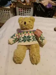 NWT Vintage RARE 1990 Teddy Bear Hannah Limited Edition Handmade Plush Toy