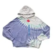 Wildfox Sweatshirt Womens Size Large Hoodie Tie Dye One Of A Kind Relaxed Pocket