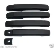 MATTE BLACK 4 DOOR HANDLE COVER TRIM ISUZU D-MAX DMAX MU-X 2012 2015 2017 UTE 18