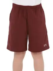 Maroon Knit Shorts