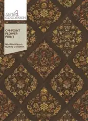 On-Point Flower Print Anita Goodesign Embroidery Machine Design CD NEW