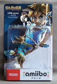 在飛比找Yahoo!奇摩拍賣優惠-【月光魚 電玩部】全新現貨 amiibo 林克 拉弓 弓 薩