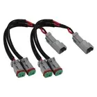 Y Type Leads Deutsch DT DTP 2 Pin Socket Adapter for LED Pod Work Light9373