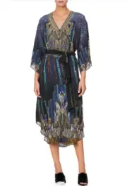 CAMILLA Loose Button Through Dress Dripping In Deco BNWT SIZE S/M