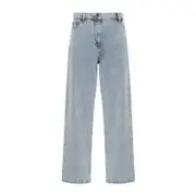[Magda Butrym] Magda Butrym-Blue Denim Cotton Jeans-Donna 38 FR