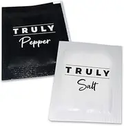 TRULY 200 x Salt & 200 x Pepper Individual Condiment Sachets - Handy Mini Packets