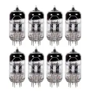 New Gain Matched Octet (8) Tung-Sol Reissue 12AX7 ECC83 Tubes - Auth. Dealer