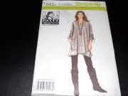 SIMPLICITY #1543 - LADIES "PATTY REED" TUNIC & SLIM PANTS PATTERN XXS-XXL FF