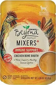 Purina Beyond Limited Ingredient, Natural Wet Cat Food Complement, Mixers Immune Support Chicken Bone Broth - (16) 1.55 oz. Pouches