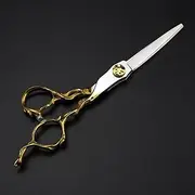 Hair Cutting Scissors, 6inch Steel Scissor d Cut Cutting Barber Haircut thinning Shears Hairdresser Scissors