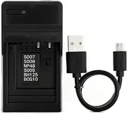 Norifon DMW-BCG10 USB Charger for Panasonic Lumix DMC-TZ10, DMC-TZ20, DMC-TZ22, DMC-TZ6, DMC-TZ7, DMC-TZ8, DMC-ZR1, DMC-ZR3, DMC-ZS1, DMC-ZS3, DMC-ZS5, DMC-ZS7, DMC-ZX1, DMC-ZX3 Camera and More