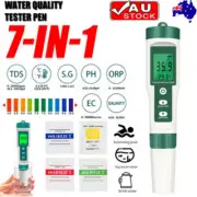 7-in-1 Digital Water Quality Tester PH TDS EC Temp Salinity ORP SG IP67