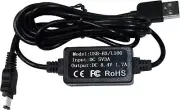 USB Charger Adapter for Sony Camera Camcorders AC-L10 AC-L15 AC-L100 Replacement