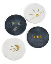 Matr Boomie Indukala Moon Phase Marble Coasters