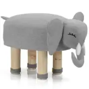 Lincove Kids Decorative Stool - Eddie Elephant Stool - 14" L X 11" X 14" H- New