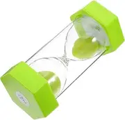 YARNOW Mini Hexagon Sand Timer: 2 Minute Hourglass Sandglass Sand Clock Timer for Brushing Childrens Teeth Cooking Game School Office