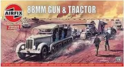 [Airfix] Vintage Classics 1:76 Scale 88mm Flak Gun and Tractor Model Kit