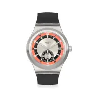 在飛比找momo購物網優惠-【SWATCH】金屬 Sistem51機械錶手錶 CONFI