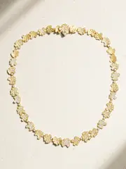 [David Yurman] David Yurman - Fine Petals 18-karat Gold Diamond Necklace - One size One size Gold