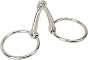 Iron Horse Snaffle Bit Hollow Jointed Mouth Equestrian Supplies Prevent Biting Eating Control Iron 125mm
