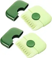 Manual Hair Trimmer Comb 2-piece Split End Trimmer Hair Cutting Tool for Women and Split Ends Removal Home Hair Styling