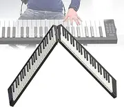 Portable Piano Keyboard 88 Keys for Beginner, Full Size Electronic Pianos with MIDI, Sustain Pedal and Carrying Bag for Kids Adults, Musical Instruments Keyboard-Pj88b American Standard