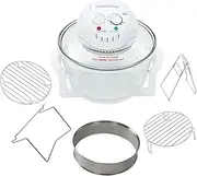 vidaXL Halogen Convection Oven with Extension Ring 1400W 17L Kitchen Cooker