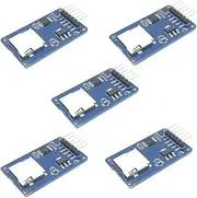 5pcs Micro SD TF Card Adater Reader Module 6Pin SPI Interface Driver Module with chip Level Conversion for Arduino UNO R3 MEGA 2560 Due