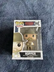 Funko POP! Stranger Things Hopper with Doughnut & Coffee Figure #512