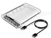 Orico 3139U3-CR Transparent PC 3139U3 3.5" USB3 External Hard Drive Enclosure Case