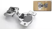 Berta 5/8 inch Overlay 105 degree Soft Close Face Frame Cabinet Hinges