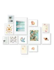 [Cooper & Co] Instant Gallery Wall 12 Piece Frame Set in White