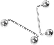 [SHERCHPRY] Stainless Steel Collarbone Ring Titanium Steel Clavicle Nail Body Piercing Rings Jewelry for Daily Wear