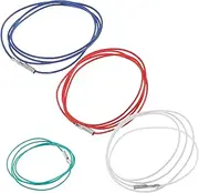 VICASKY 4pcs Wire Leads Durable Copper Header Lead Cord Replacement for Phonograph Record Player Flexible Practical Space Saving Design