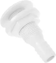 BESTonZON Thru Hull Connector for Use Durable Boat Drain Outlet Efficient Discharge Tube Multi Purpose Installation for Rvs Yachts Reliable Drainage for All Boat