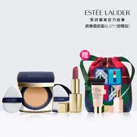 在飛比找momo購物網優惠-【Estee Lauder 雅詩蘭黛】奢潤精萃完美唇膏底妝組