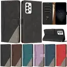 Splice Wallet Leather Flip Skin Case For Samsung A14 A13 A34 A54 A24 A53 A52 A33