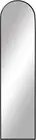 120cm Cindy Arched Leaning Wall Mirror - Premium Glass with Black Aluminium Fram