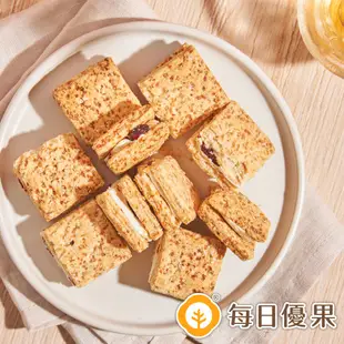 每日優果 牛軋方塊酥大包裝500G