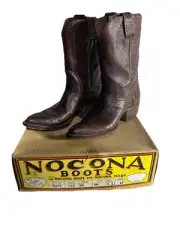 Nocono Boots Amarillo J4473 Size 6.5 Vamp Brn Top Brn Heel D Toe 11 Height